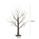 Birch Tree Lighted Fairy Spirit 24 LED Tabletop Light up Tree Lamp (Black)