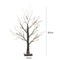Birch Tree Lighted Fairy Spirit 24 LED Tabletop Light up Tree Lamp (Black)