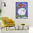 5D DIY Special Shaped Diamond Painting Snowman Cross Stitch Craft Kit Home