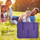 Camping Cushion Seat Foldable XPE Foam Pad Waterproof for Picnic (Purple) Newly