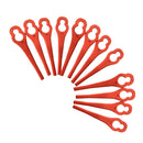 30pcs Grass Trimmer Strimmer Plastic Blade Lawn Mower Garden Cutter (Red)