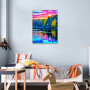 5D Diamond Painting Kit Landscape Landscape Full Round Diamond Mosaic