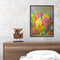 Hand Painted Oil Paint by Numbers DIY Fruit Grape Drawing Wall Decoration Gift