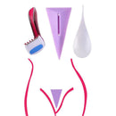 Women Bikini Dedicated Privates Shaving Stencil Female Pubic Hair Razor (01