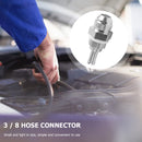 Male Flare Bulkhead to AN8 - 3/8 Hose Barb Fitting Car Fuel Tank Connector