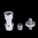 3pcs 1/4" 3/8" 5/8"Tripod Thread on Light Standing Umbrella Ga
