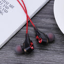 3.5mm Sport Wired In-ear Earphones Headset Mobile Phone Earbuds(Red)