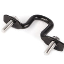 4pcs Pickup Truck Bed Steel Tie Down Anchors with 8 Bolts Universal (Black)