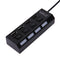 High-Speed 4-Port USB 2.0 Hub Splitter USB Charging Cable Dock Station Fast Charging