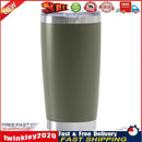 Thermal Car Cup Stainless Tea Coffee Vacuum Insulated Bottle (Army Green) Newly
