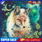 5D DIY Diamond Painting Kits Fox Full Round Drill Wall Decor Art Crafts Set