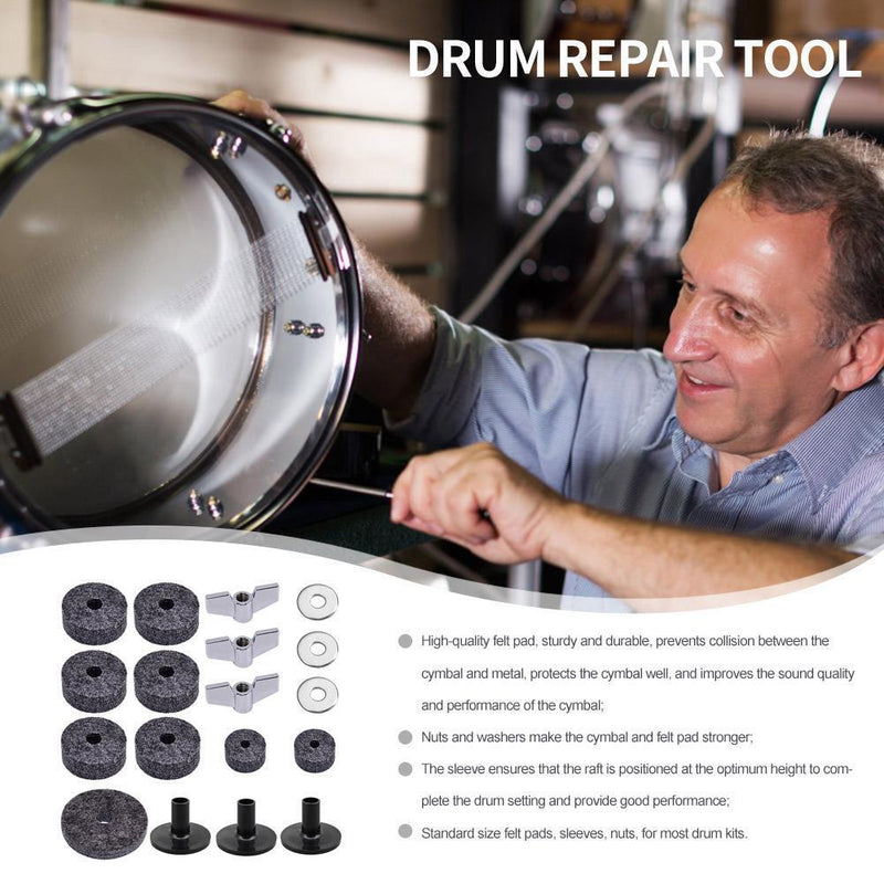 Musical Drum Set xintiandi Felt Tablets for Plates Tuberia Butter