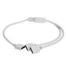 4Pin Splitter 1 to 2 Connector for LED RGB Strip Light + 3pcs 4pin Plugs Newly