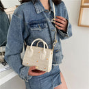 Straw Woven Daisy Embroidery Shoulder Messenger Bag Casual Women Small Purses