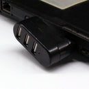 USB3.0 Hub Adapter Rotate High Speed U Disk Reader Splitter 3-Port (Black)