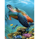 5D DIY Diamond Painting Kits Full Round Drill Turtle Mosaic Wall Picture (B48