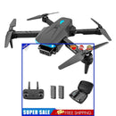 YLR/C S89 4K HD Single Camera 2.4GHz Foldable RC Drone w/ 2 Battery (Black)