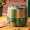 Household Grain Food Storage Container 360 Degrees Rotary Sealed Rice Bucket