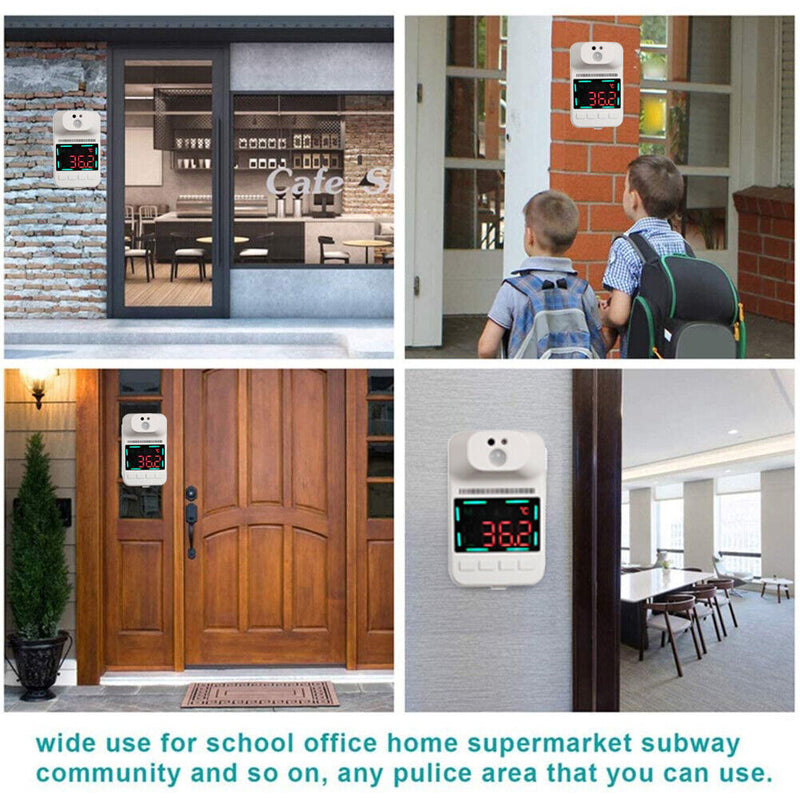 Wall Mounted Non-contact Infrared Thermometer Digital Auto Temperature Sensor