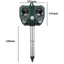 Mouse Repeller Ultrasonic Animal Repeller Bird Cat Dog Scarer Deterrent