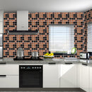 Retro Floor Tiles Wall Stickers Self-adhesive Decals for Kitchen (MSC061) Newly