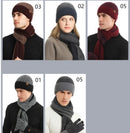 Beanie Hat Women Winter Hat Scarf Gloves Set Touchscreen Gloves Knitted Warm