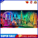 Colorful Famous Buildings Oil Paint By Numbers Kits DIY Handpainted Picture