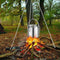 1.2L Steel Outdoor DIY Picnic Camping Cooking Hanging Pot J9S5 Z4U8 F8G0
