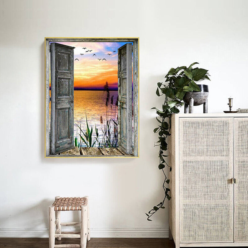 5D Diamond Painting Kit Abstract Full Round Drill DIY Art Crafts Mosaic Pic
