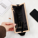Women Party Banquet Wedding Clutch Bag Handbag Velvet Diamante Evening Bag