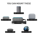1pc Smart Bluetooth-compatible Speaker Wall Bracket Outlet Holder (Black) Newly