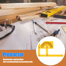 Plastic Protractor Angle Finder Goniometer 0-180 Degree Angle Ruler Tools Newly