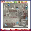 5D Letter Butterfly Full Round Drill Diamond Painting Craft Kit Home Wall Dec