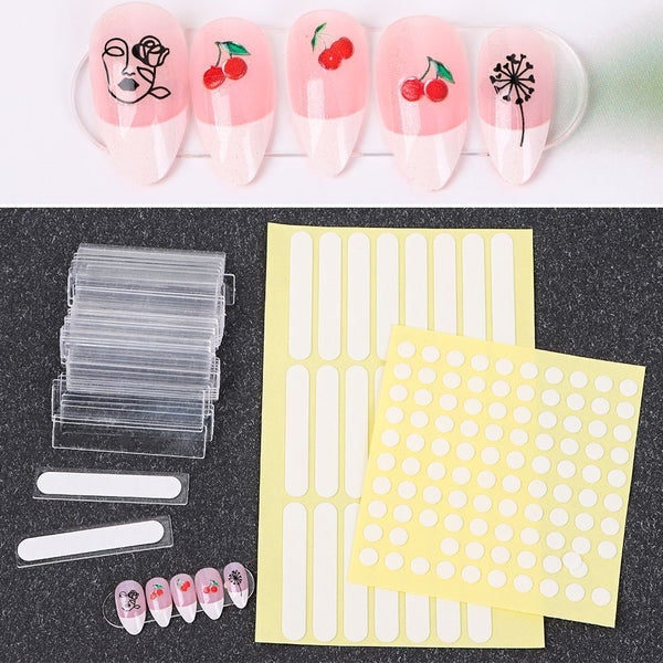 Double-side Adhesive Tape For False Nails Magnetic Nail Tip Display Nail Art