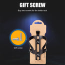 Aluminum Alloy Bicycle Water Bottle Holder Mountain Bike Kettle Cage Black Newly