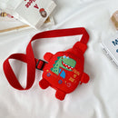 Kids Chest Bag Cute Fanny Cartoon Baby Cross-body Money Pouch (Red Car)