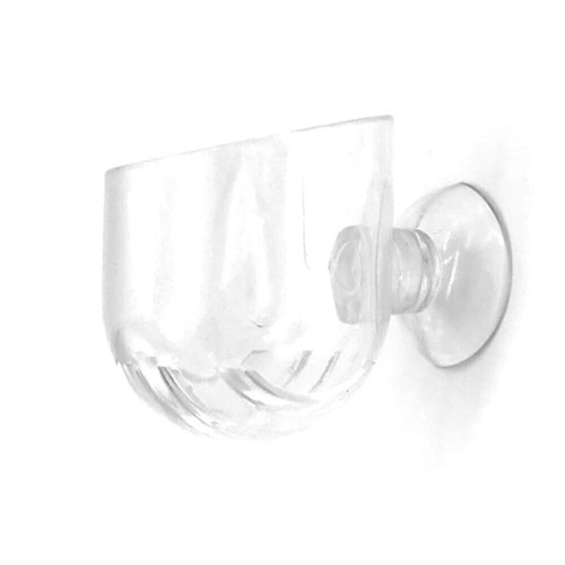 Aquarium Transparent Acrylic Red Worm Cup Hang Feeding Food Container (A) Newly