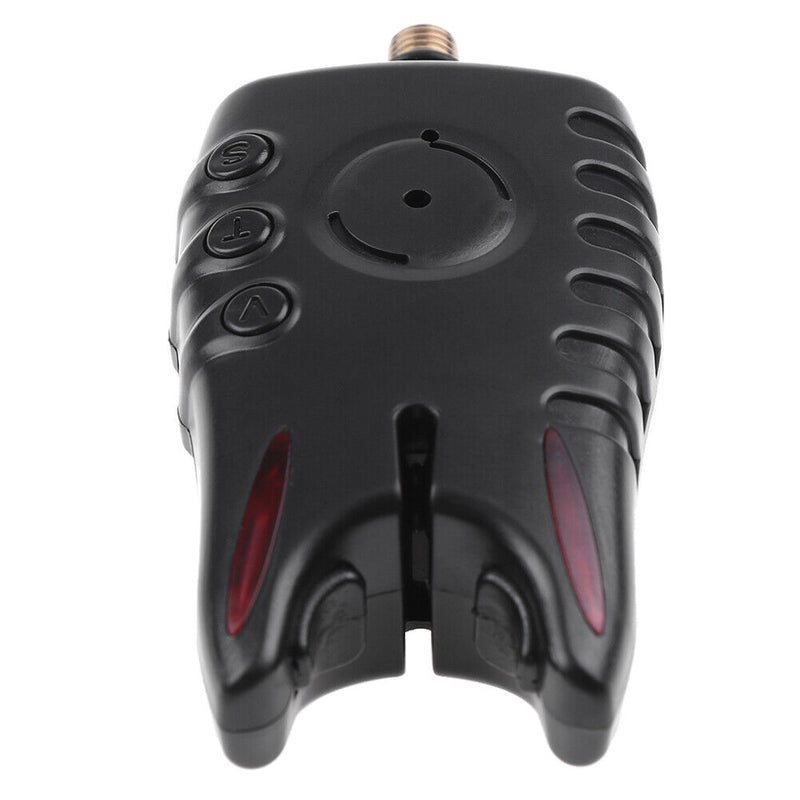 LED Fishing Bite Alarm Adjustable Tone Volume Carp Fishing Tackle (Red) Newly
