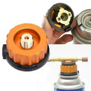 Outdoor Camping Hiking Stove Burner Adapter Split Type Converter Connector O2H8
