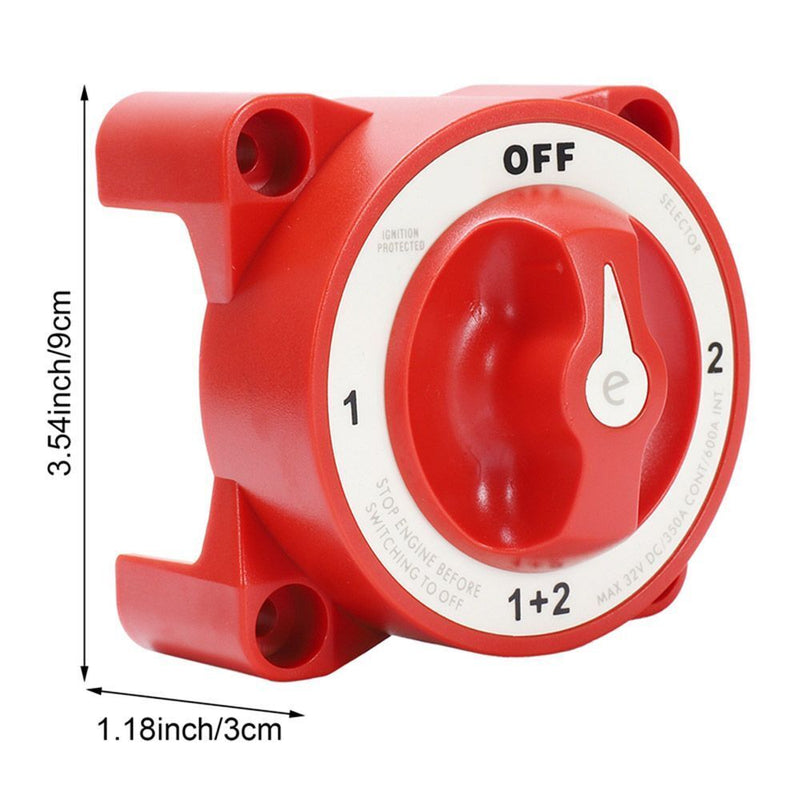 E-Series Safe Cut Off 4 Position 32V 350A Battery Rotary Disconnect Switch