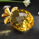 Crystal Pineapple Shape Diamond Ornament DIY Gift Home Office Decor Figures