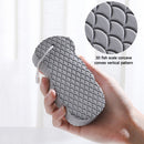 Soft Exfoliating Bathing Sponge Scrubber Exfoliating Massager Tool (Grey)