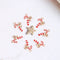 Earrings Xmas Tree Hanging Assorted Shapes Christmas Charms Enamel Pendants