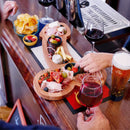 Wooden Serving Tray Special Shaped Ornament Appetizer Snack Dish Plate (S)