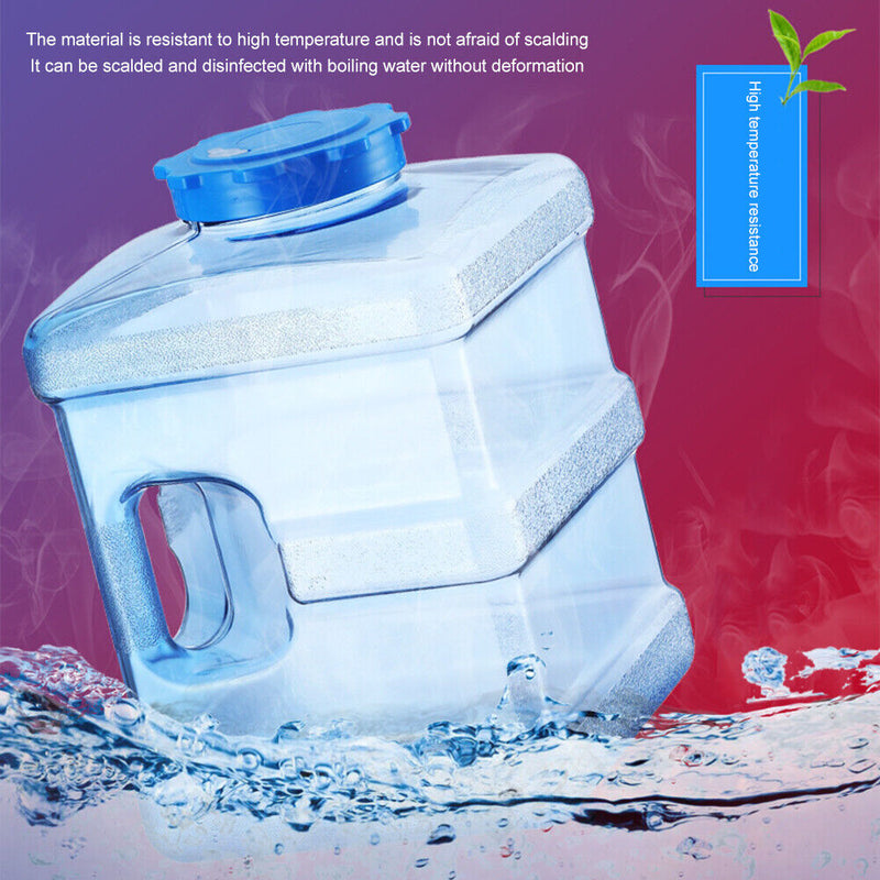 5L Portable Outdoor Drinking Bucket Car Water Container for Picnic Hiking Newly