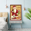 5D Full Round Drill Drawing Picture Christmas Diamond Painting Living Room De