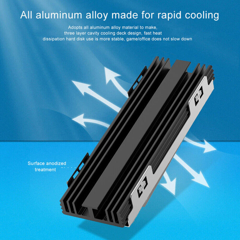 Heatsink Cooler for M.2 2230 2280 NGFF NVME SSD Solid State Hard Disk Radiator