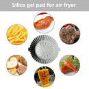 Silicone Air Fryer Liner Kitchen Baking Parchment Steamers Pads (Grey) Newly