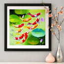 5D DIY Full Drill Diamond Painting Swimming Fish Cross Stitch Embroidery De