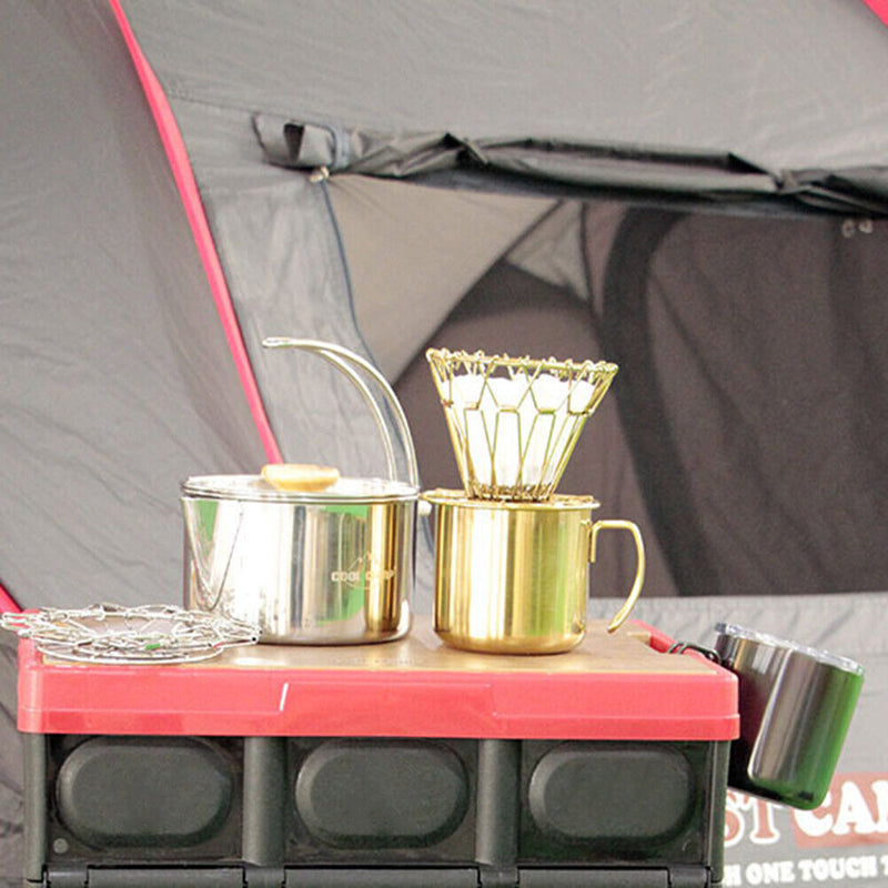 Folding Coffee Hand Drip Dispenser Coffee Making Filter Paper Holder Stand Ra